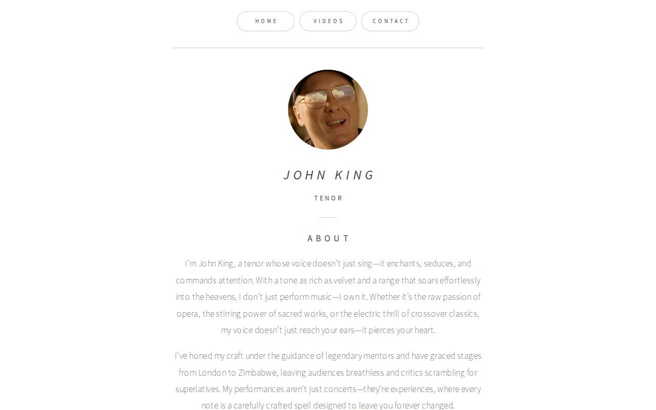 Carrd profile picture for @johnking